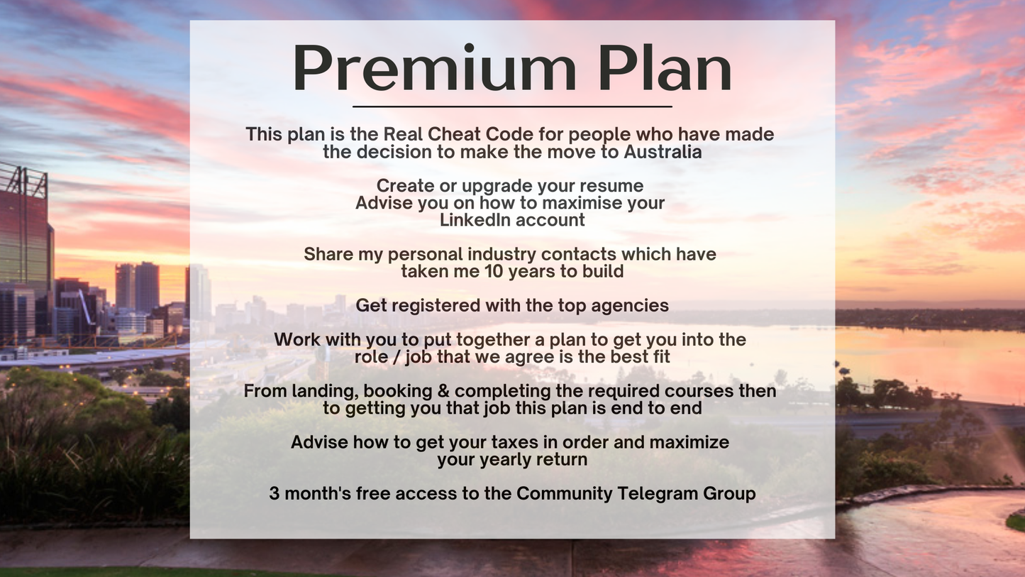 The Premium Plan Waitlist